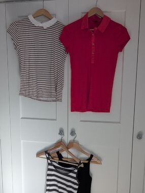 BUNDLE Ann Taylor Sweet Ladies Polo Tops And 2 Tank Tops